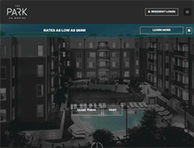 Tablet Screenshot of parkonmorton.com